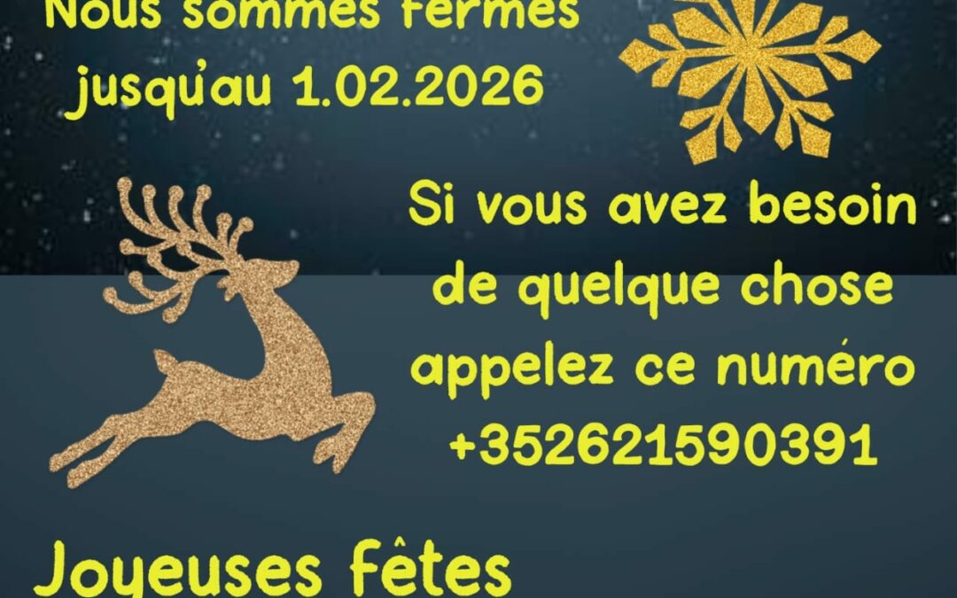 Le magasin sera fermé